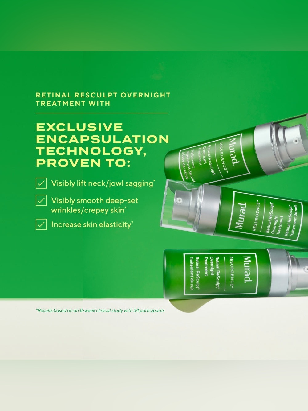 NIB Murad Resurgence Retinal ReSculpt Overnight Treatment, 1.0 fl oz (30ml) - Picture 6 of 15